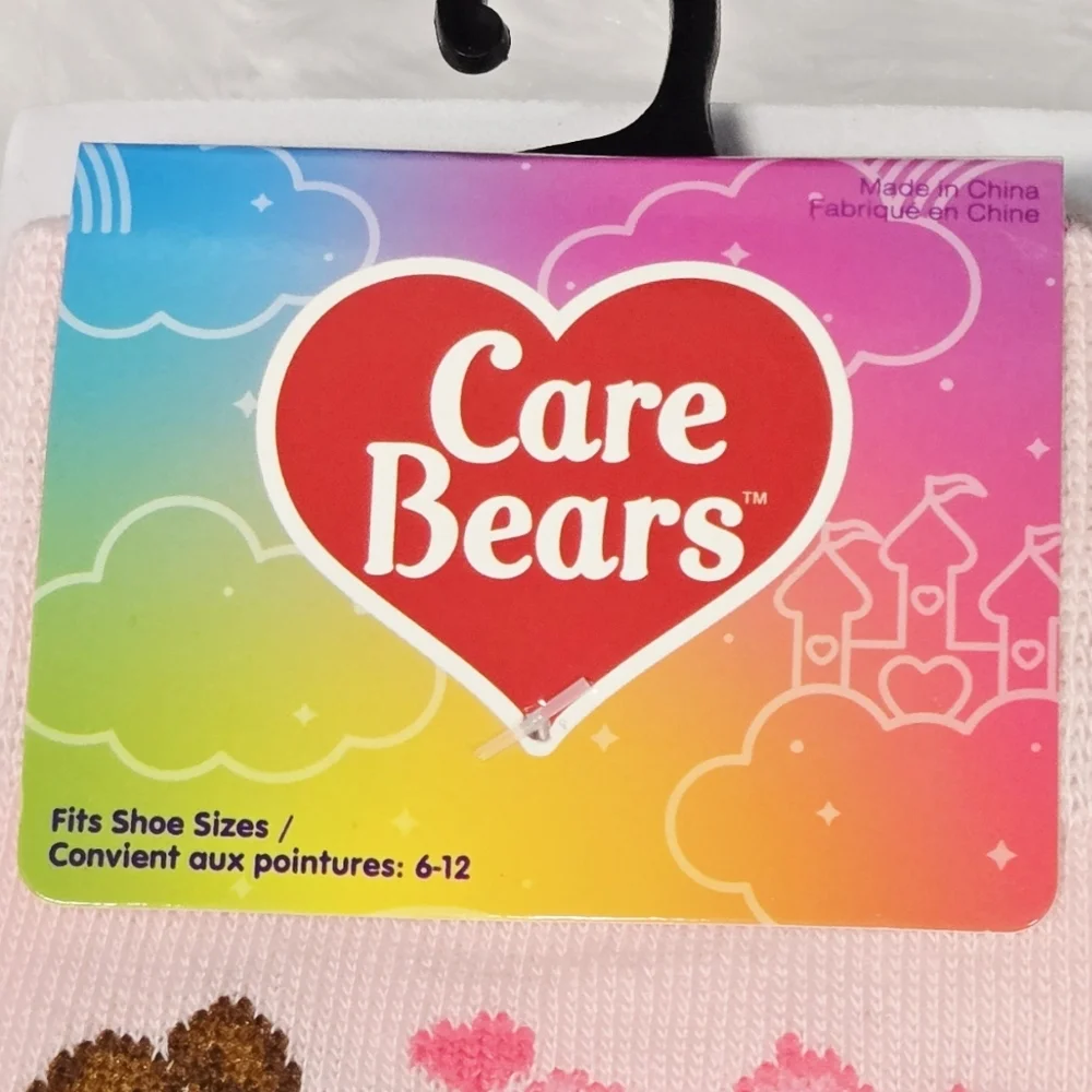Care Bears Pink Valentine Love Socks – Tenderheart & Love-a-Lot Retro 80s Crew